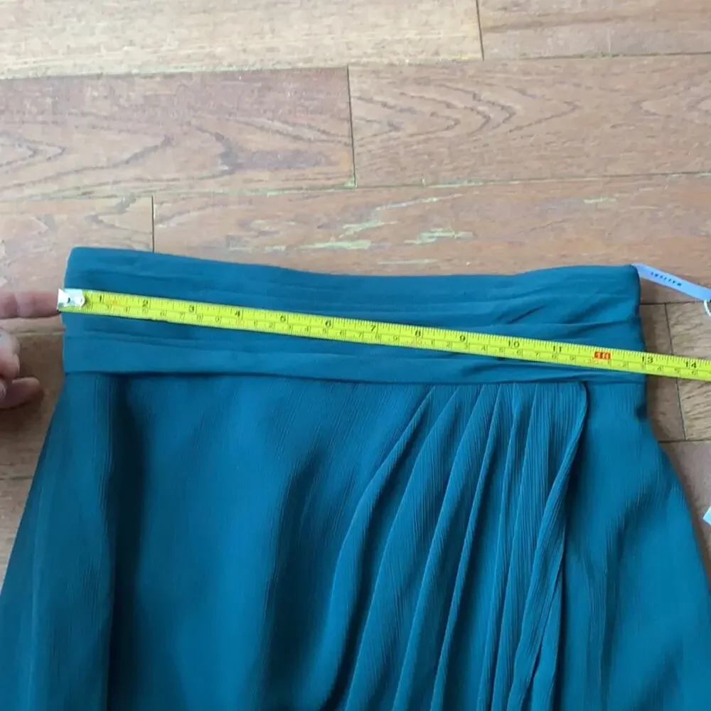 WATTERS Natasha style #2508 evergreen Pleated Maxi Skirt 2